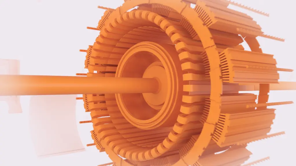 3D animation to show the technical advances of a large generator