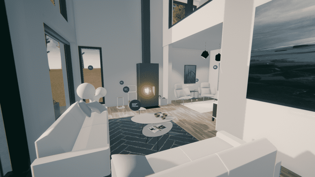 Virtual showroom VR house
