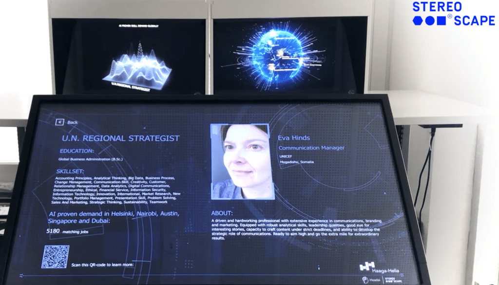 Holographics presentation at dubai expo 2020
