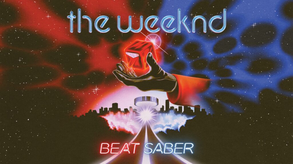 the weeknd and beatsaber ad