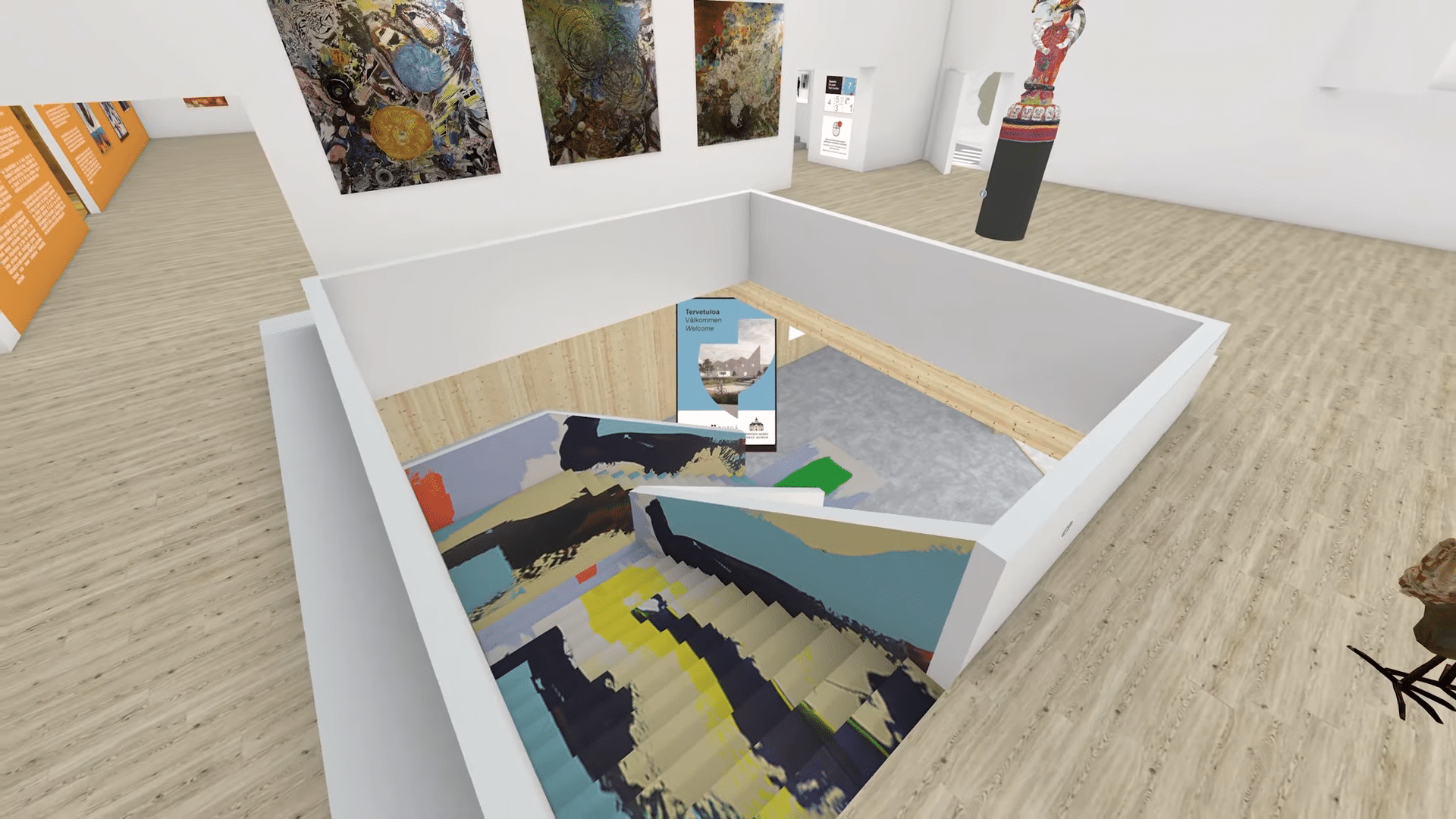 Virtual art museum screenshot