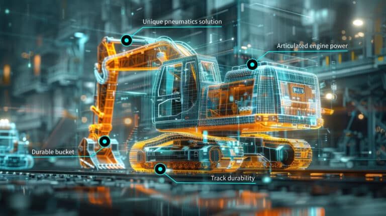 interactive sales hotspots excavator