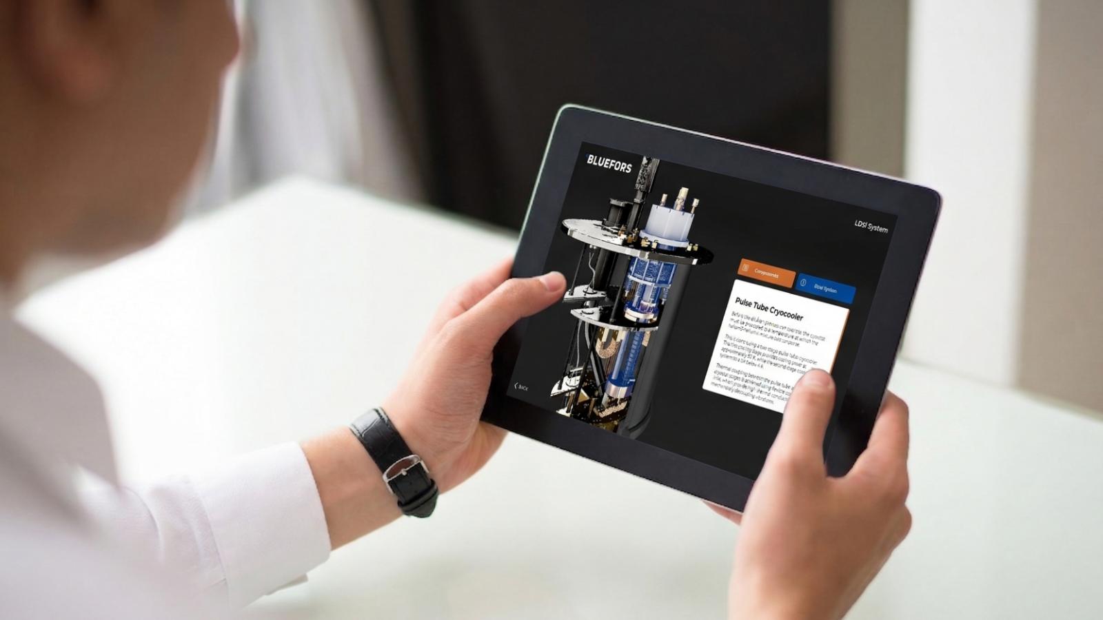 bluefors tablet use 3d